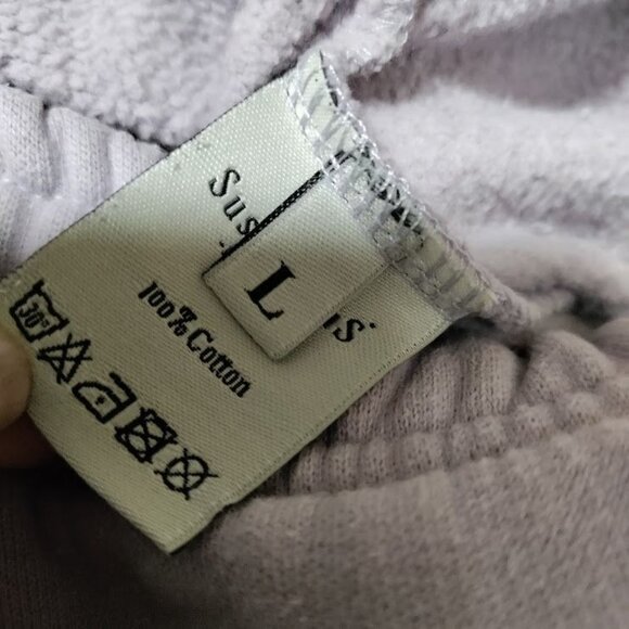 Suspicious Antwerp Lavender Sweatpants Retro Athleisure Oversized Y2K Women's L - Picture 7 of 11